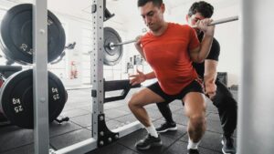Squatting Low with Heavy Weight
